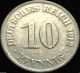 ♡ Germany - German Empire - German 1912d 10 Pfennig Coin - Münich Germany photo 1