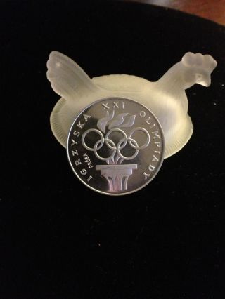 Silver Proof 200 Zł,  Xxi Olympic Games Montreal 1976 Rare photo