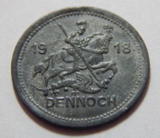 1918 Eisleben Germany Notgeld 10 Pfennig Emergency Money Coin photo