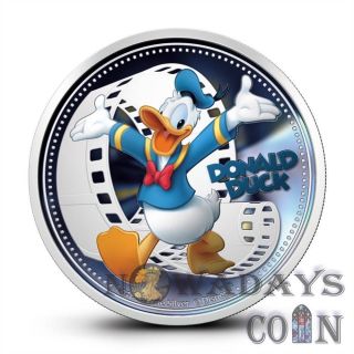 Niue 2014 2$ Disney Mickey & Friends 2014 - Donald Duck Proof Silver Coin 1oz photo