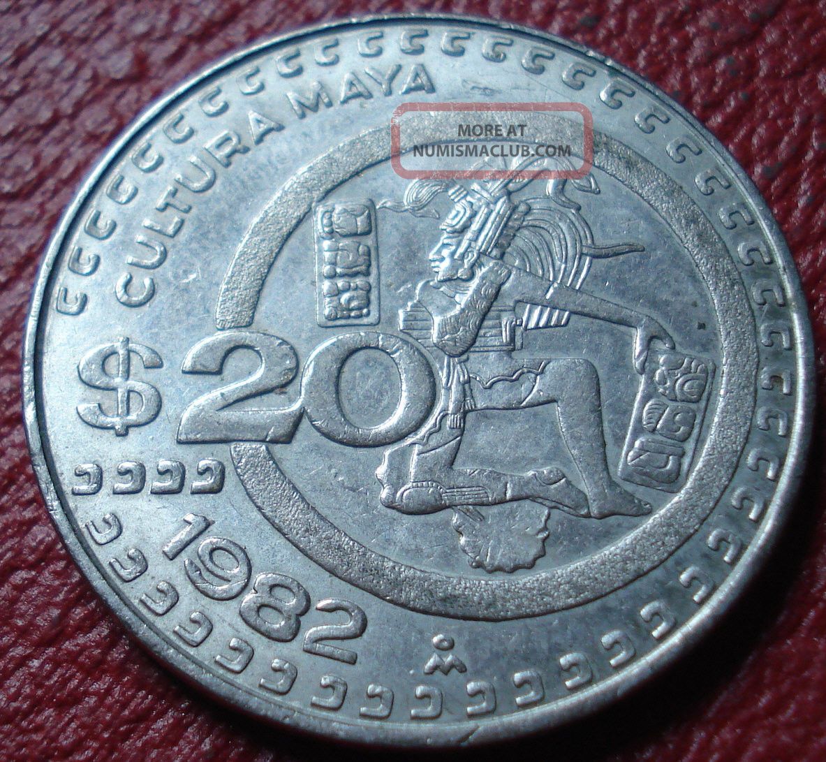 1982 Mexico 20 Pesos In Ef Au 1982-mexico-20-pesos-in-ef-au