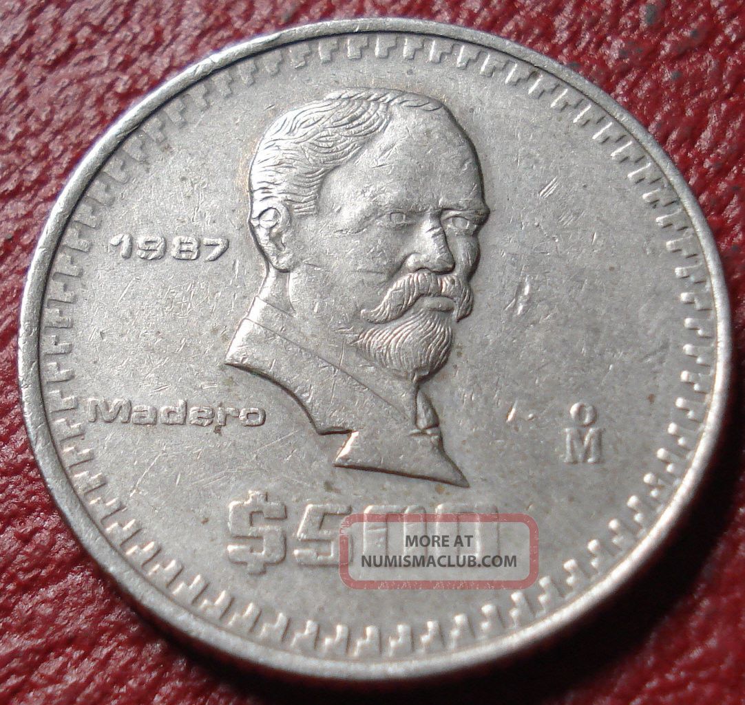 1987 Mexico 500 Pesos In Vf