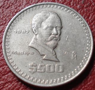 1987 Mexico 500 Pesos In Vf photo