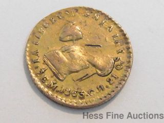 Authentic Gold 1863 Half Escudo First Republic Of Mexico 1800s Rare Coin photo