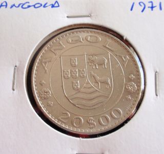 Portugal / Angola - 20 Escudos - 1971 photo