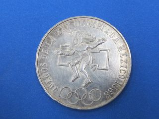 Mexico 25 Pesos 1968 Juegos De La Xix Olimpiada Coin 12 photo