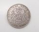 Estate Found 1898 5 Mark Germany Wilhem Ii Württemberg Kingdom Silver Coin Germany photo 1