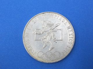 Mexico 25 Pesos 1968 Juegos De La Xix Olimpiada Coin 6 photo