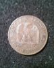 France 5 Centimes 1856w Coin W/ Eagle & Emperor Napoleon Iii,  - - - Europe photo 1
