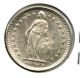 1920 Switzerland Silver Franc.  1342 Asw 8186 Europe photo 2