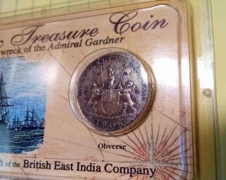 1808 East India Co 10 Cash Admiral Gardner Shipwreck Coin (km320) Cool photo