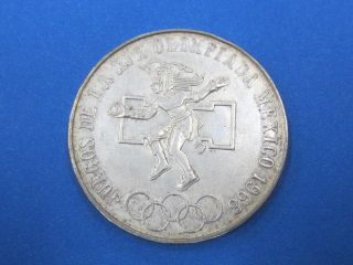 Mexico 25 Pesos 1968 Juegos De La Xix Olimpiada Coin 3 photo