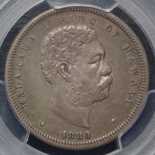 1883 $1/2 Hawaii Territorial Half Dollar Xf45 Pcgs photo