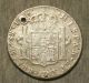 Antique Spain Spanish Colonial Carolus Iiii 1797 Sterling Silver Coin South America photo 1