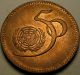 Pakistan 5 Rupees 1995 - Copper - United Nations 50th Year - Xf - 899 Asia photo 1