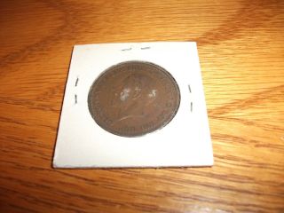 1935 Great Britain One Penny Georgivs V George photo