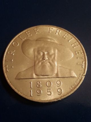 Austria 1959 50 Schilling Silver Coin photo