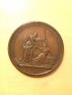 Bronze Medal,  Louis Xiv,  1665,  41mm,  Minted In Paris,  Depicts Justice, Europe photo 1