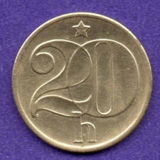 Czech Republic - 20 Haleru Coin - 1977 photo