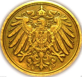 ♡ Germany - German Empire - German 1895a Pfennig Coin - Great Coin photo
