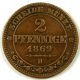 German States - Saxony - Albertine 1869 - B 2 Pfennig Km 1217 Good Looking Coin Germany photo 1