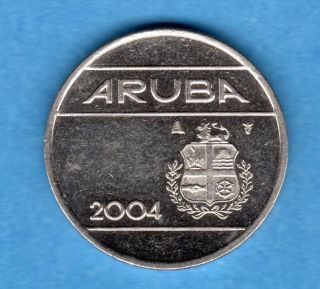 Aruba - 25 Cents Coin 2004 photo
