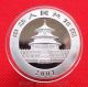 Exquisite 2001 Chinese Panda Silver Coin China photo 1