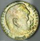 German Silver Coin 2 Rm 1938 G,  Nazi Coin,  Patina Germany photo 1