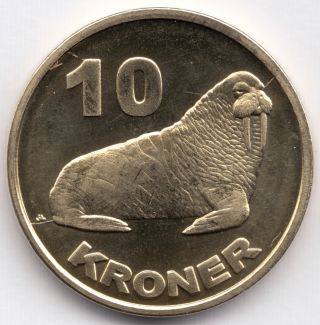 Greenland,  10 Kroner,  A.  D.  2010,  Fantasy Specimen Coin,  Uncirculated. photo