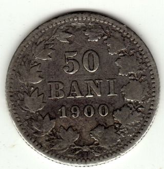 Romania 50 Bani,  1900 photo