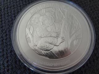 2013 Silver Kilo Australian Koala Coin.  999 Fine Perth In Orig Capsule Bu photo