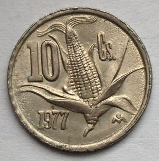 L45 Mexico 10 Centavos 1976 1977 1978 {2}1979 Corn Cob For 1 Coin Only photo