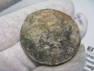 1783 Silver 8 Reales From The El Cazador Shipwreck.  Spanish Colonial Mexico.  76 photo