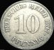 ♡ Germany - German Empire - German 1907e 10 Pfennig Coin - Rare Coin Germany photo 1