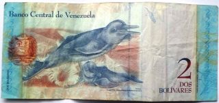 Venezuela Banknote 2 Bolivares 2007 photo