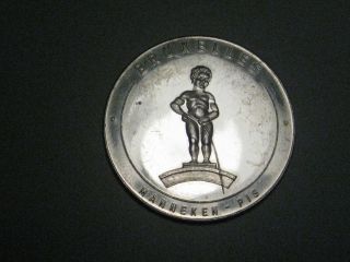 1958 Exposition Silver Medal Bruxelles (brussels) Belgium.  Manneken Pis photo