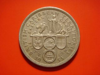 East Caribbean States 50 Cents,  1955 Coin photo