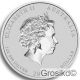Australia 2015 $1 Year Of The Goat 1 Oz 0.  999 Silver Gilded Australia photo 1