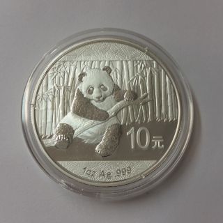 2014 1 Oz.  999 Silver Chinese Panda photo