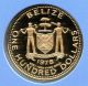 1978 $100 Proof Gold Coin Of Belize Box/coa Hucky Coins: World photo 2