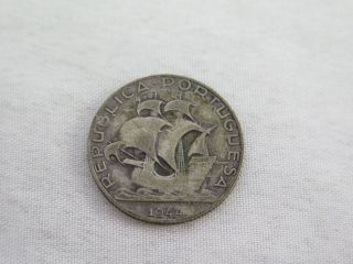 1944 Portugal 2.  5 Escudos Coin photo