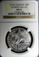 Germany - Federal Republic Silver 1972 G 10 Mark Olympics 33mm Ngc Ms63 Km 133 Germany photo 1
