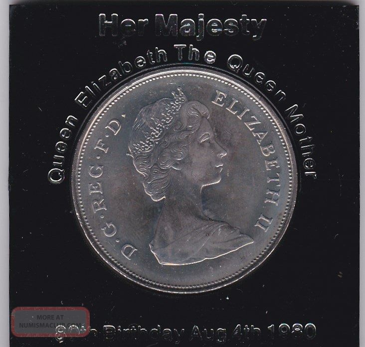 1980 Queen Elizabeth The Queen Mother 80th Birthday Coin 1980-queen-elizabeth-the-queen-mother-80th-birthday-coin