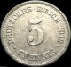 Germany - The German Empire - German 1912e 5 Pfennig Coin - Historic Germany photo 1