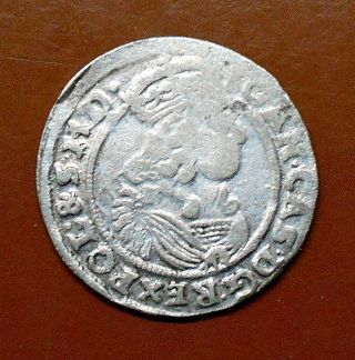 1666 Poland Silver 6 Grossus - John Casimir - Circulated photo