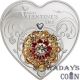 Cook Islands 2014 5$ Happy Valentine ' S Day Love Heart Shape Silver Proof Coin Australia & Oceania photo 1