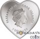 Cook Islands 2014 5$ Happy Valentine ' S Day Love Heart Shape Silver Proof Coin Australia & Oceania photo 2