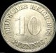 ♡ Germany - German Empire - German 1908f 10 Pfennig Coin - Great Coin Germany photo 1