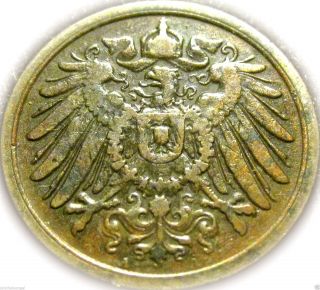 Germany,  German Empire,  German 1904a 2 Pfennig Coin - Great Coin photo