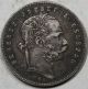 1869 - Kb Hungary Silver 1 Forint (austro - Hungarian Empire Coin) Angels/crown Europe photo 1
